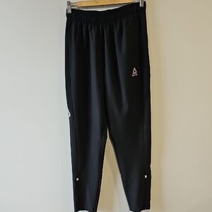 Reebok Small Black Athletic Track Pants